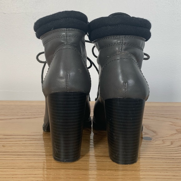 gray platform shoes - Picture 3 of 5